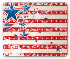 Star and Stripes Mouse Pad
