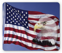 Bless America Flag Mouse Pad