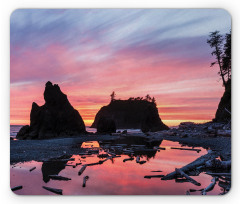 Mystic Beach Skyline Mouse Pad