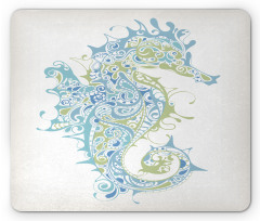 Greek Seahorse Mythological Mouse Pad