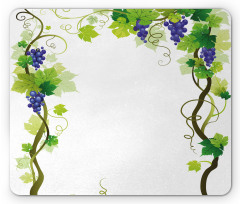 Leaf Fresh Fruit Pattern Mouse Pad