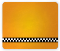 Yellow Cab Artdeco Mouse Pad