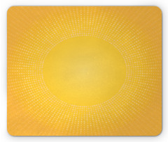 Modern Sunshine Circle Mouse Pad