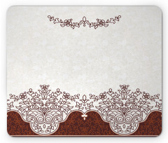 Floral Persian Design Mouse Pad