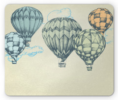 Air Balloons in Sky Mouse Pad