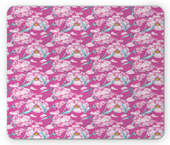 Peony Romantic Flower Mouse Pad