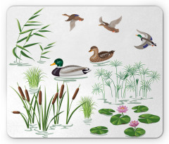 Lake Animals Plants Mouse Pad