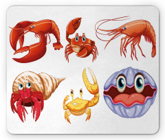 Crab Hermit Crab Lobster Mouse Pad