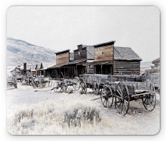 Old Wooden 20s Town Mouse Pad