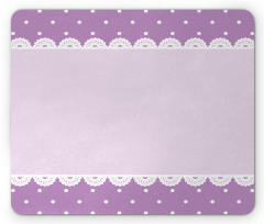 Old Lace Patterns Polka Mouse Pad