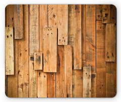 Lodge Wall Planks Print Mouse Pad