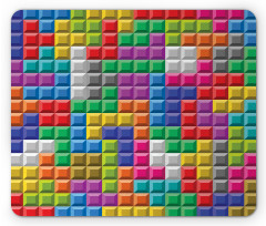 Colorful Blocks Art Mouse Pad