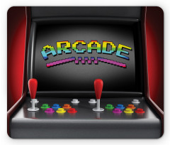 Arcade Retro Fun Mouse Pad