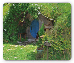 Fantasy Hobbit Land House Mouse Pad