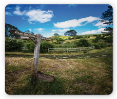 Hobbit Land East West Mouse Pad