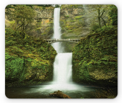 Waterfall Oregon Bridge Mouse Pad