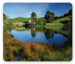 Hobbit Land Village House Mouse Pad