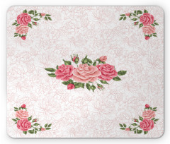 Petals and Buds on Blooms Mouse Pad
