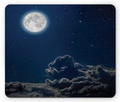 Moon and Stars Mouse Pad