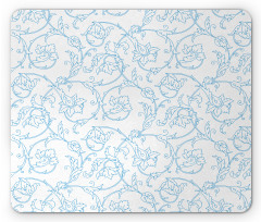 Bohemian Vintage Orchids Mouse Pad