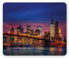 NYC with Neon Mouse Pad