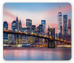 Sunrise in Brooklyn Bridge Mouse Pad