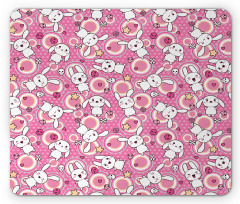 Rabbits Kids Humor Mouse Pad