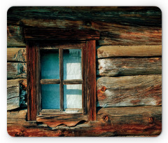 Wooden Pattern Window Mouse Pad