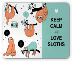 American Sloth Tribe Mouse Pad