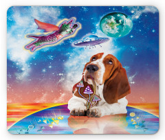 Cosmic Animals UFO Mouse Pad