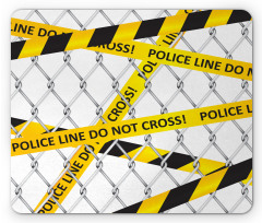 Crime Scene Bands Mouse Pad