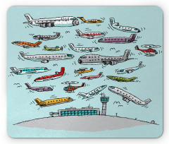 Airplanes Helicopters Mouse Pad