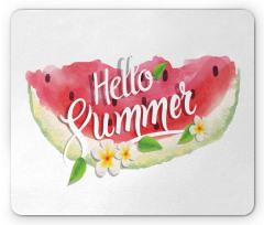Summer Welcome Words Mouse Pad
