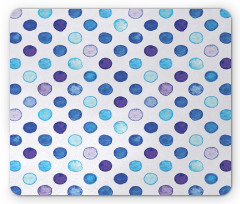 Blue Tones Soft Funky Mouse Pad