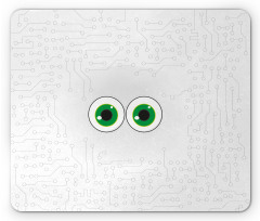 Eye Form Digital Picture Mouse Pad
