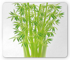 Bamboo Stems with Leaves Mouse Pad