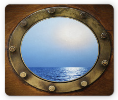 Port Ship Window Theme Mouse Pad