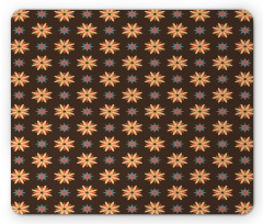 Summer Time Orange Flower Mouse Pad