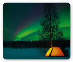 Camping Tent Field Mouse Pad