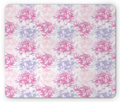 Romantic Floral Design Mouse Pad