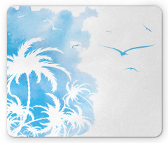 Island Palms Abstract Mouse Pad