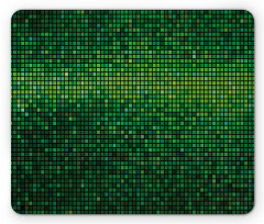 Digital Mosaic Pixel Grid Mouse Pad