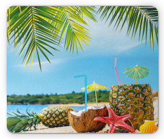 Coconut Pineapple Summer Mouse Pad
