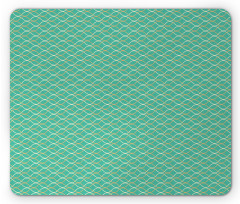 Wavy Horizontal Lines Mouse Pad