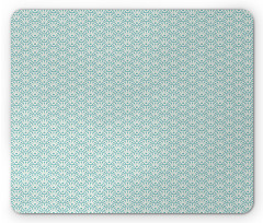 Sea Inspired Floral Mouse Pad