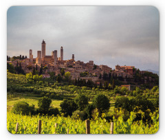 Medieval City in Italy Mouse Pad