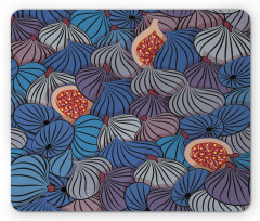 Fig Fruits Pattern Spring Mouse Pad