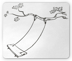 Sketchy Tree Swing Joy Mouse Pad