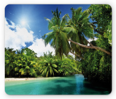 Mahe Island Lake Palms Mouse Pad