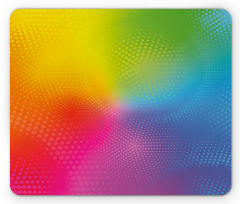 Vibrant Radiant Colors Mouse Pad